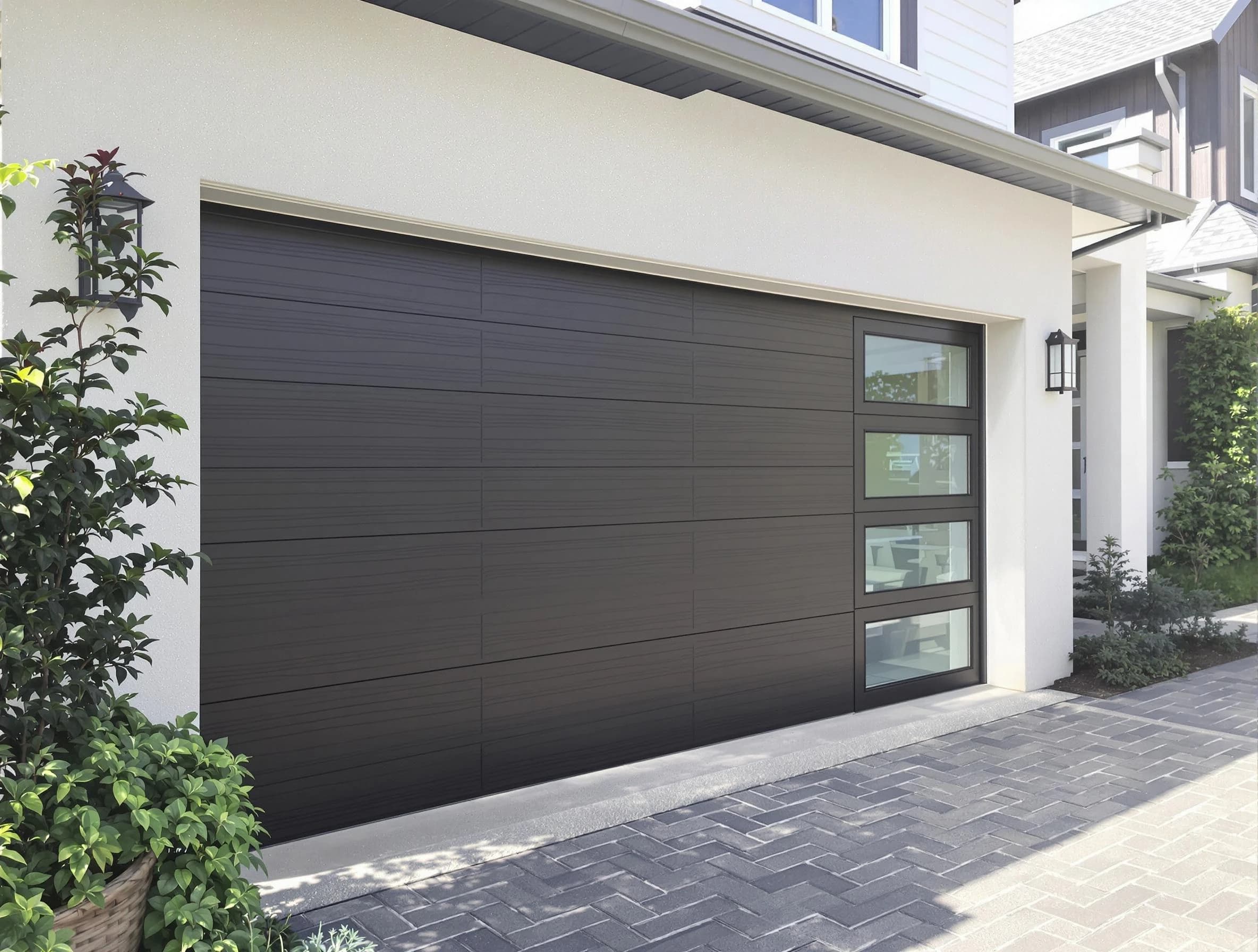 Custom garage door installation by Peachtree Corners Garage Door Repair in Peachtree Corners