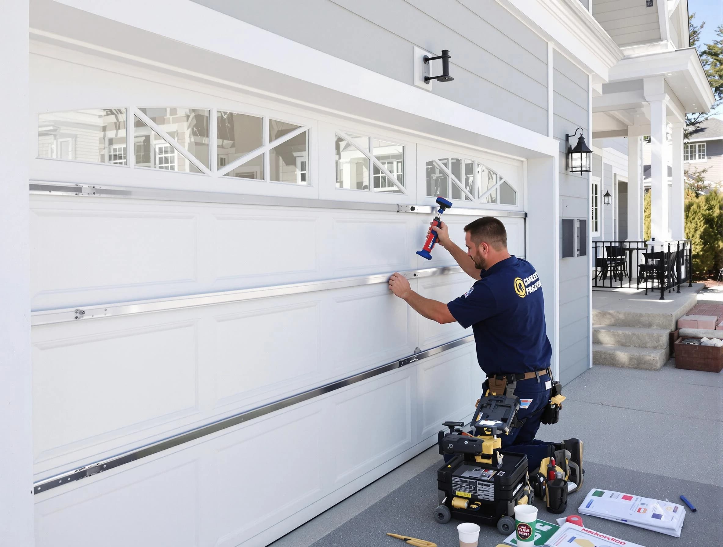 Professional garage door installation by Peachtree Corners Garage Door Repair in Peachtree Corners