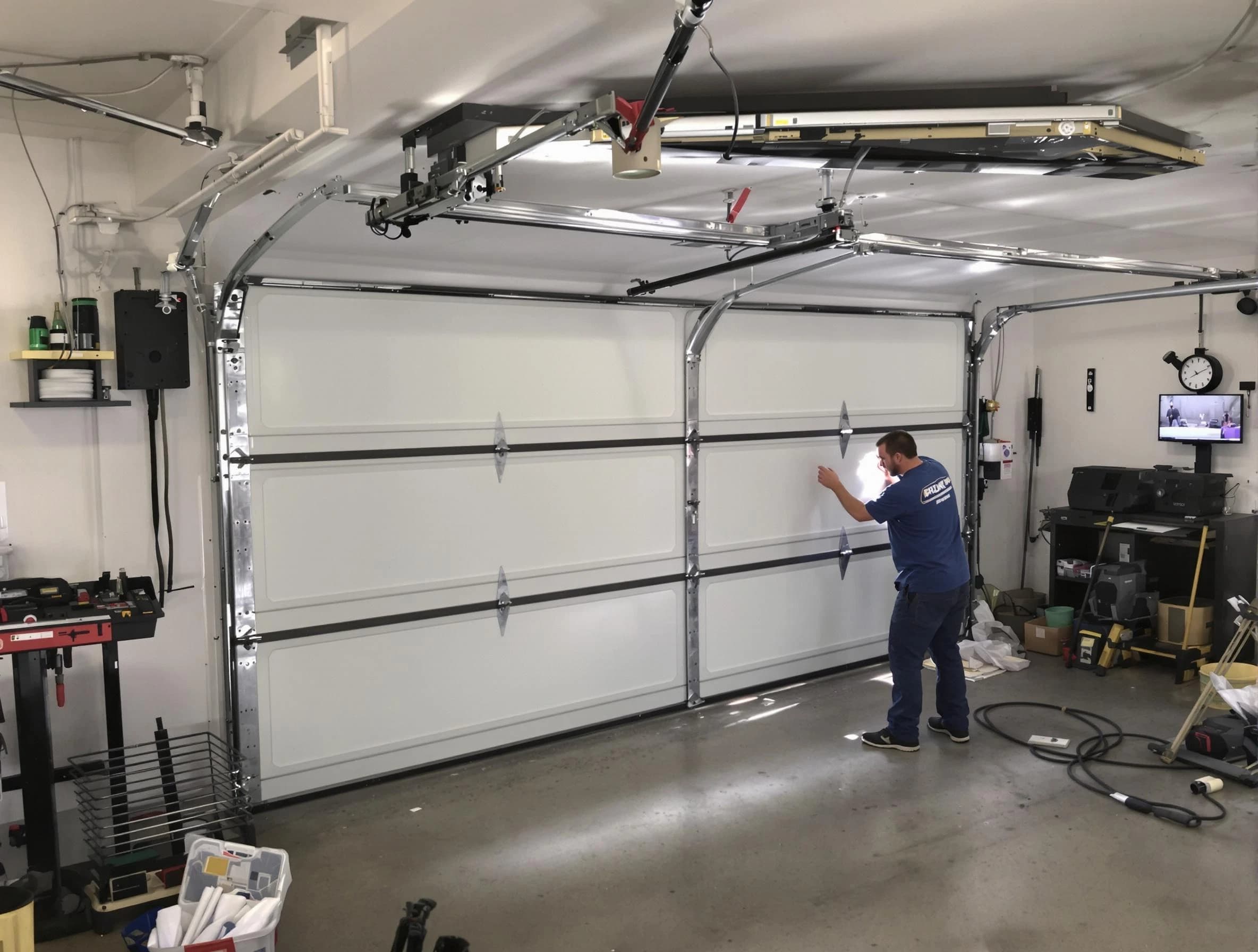 Professional garage door repair service by Peachtree Corners Garage Door Repair in Peachtree Corners