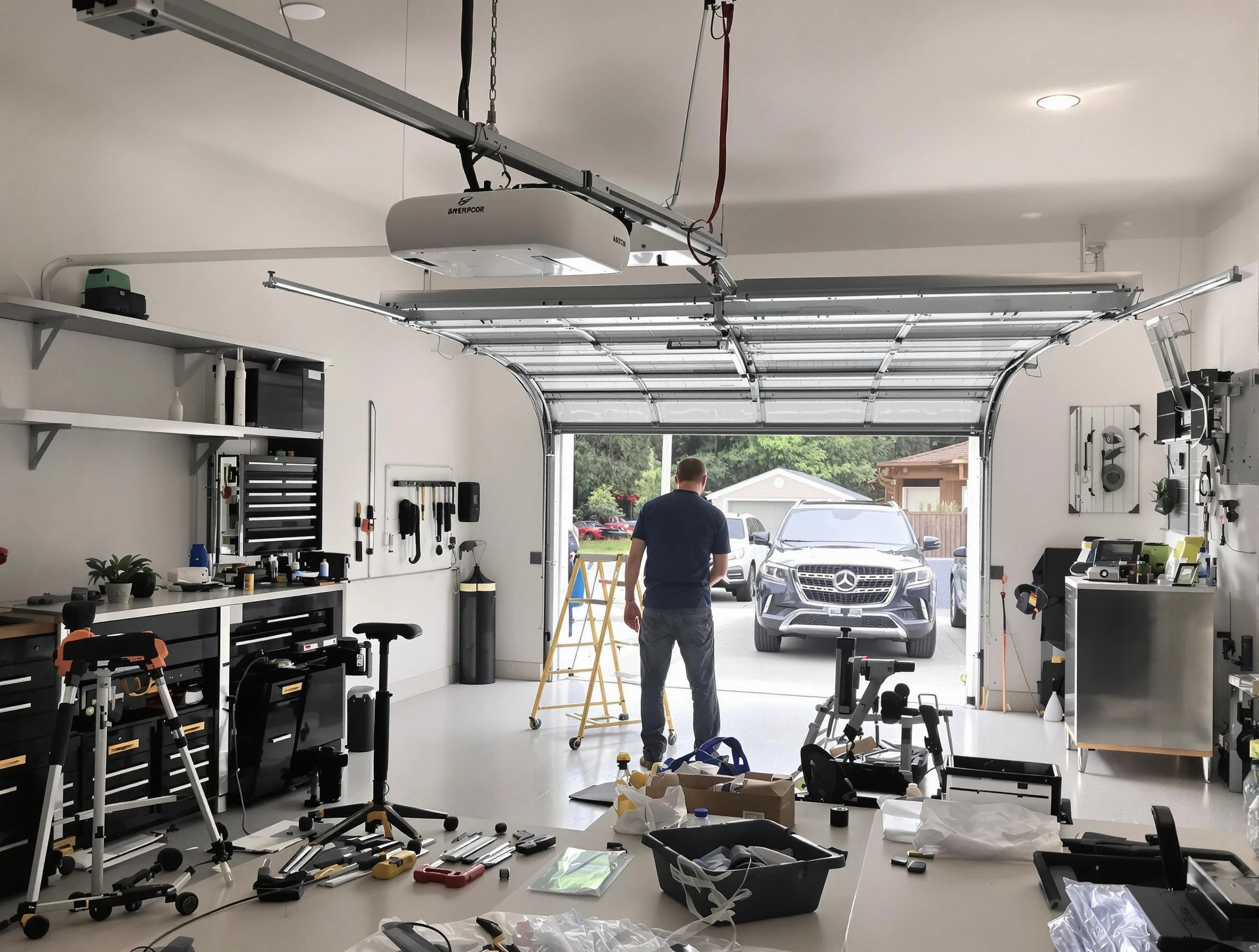 Garage door opener installation by Peachtree Corners Garage Door Repair in Peachtree Corners
