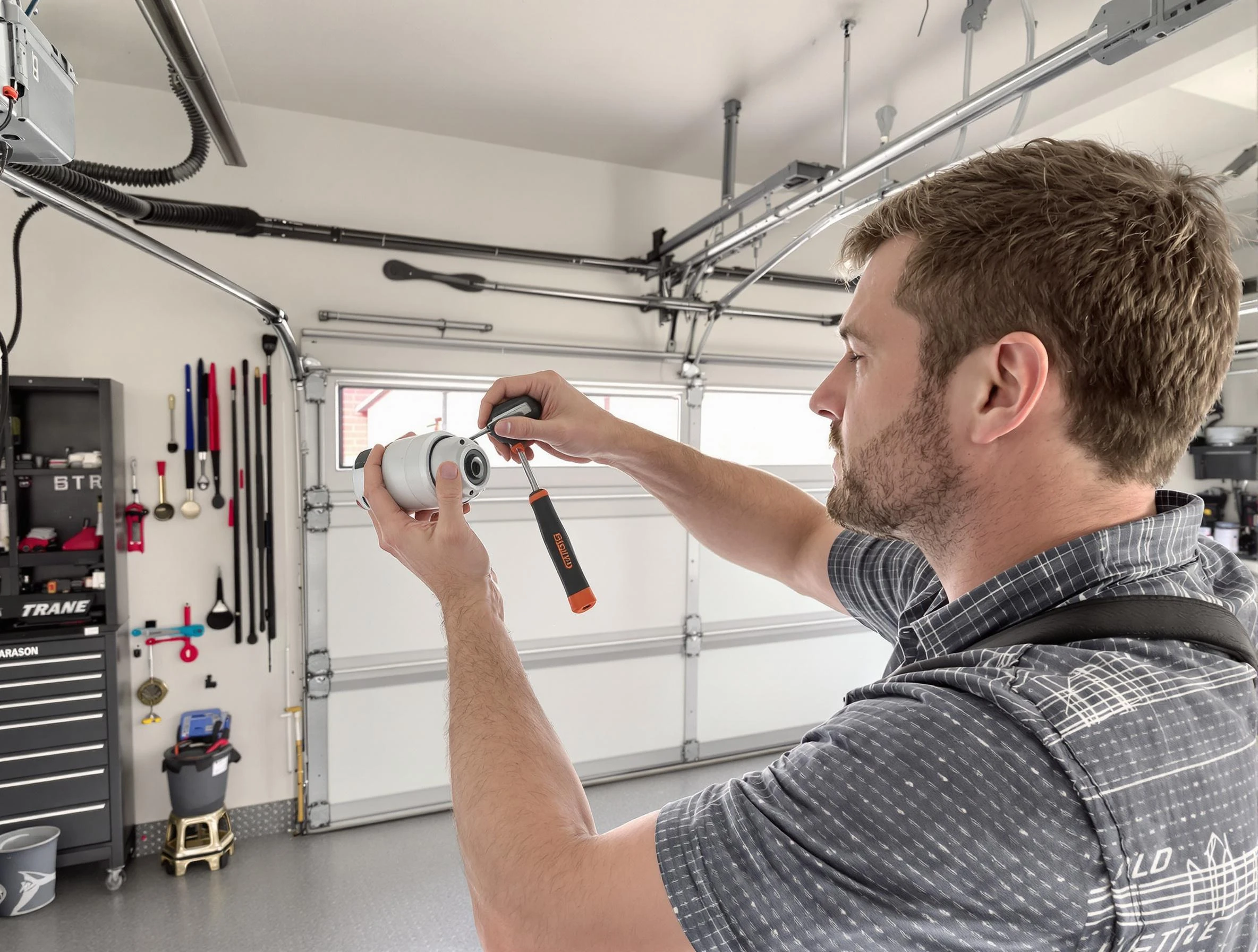 Garage door opener repair service by Peachtree Corners Garage Door Repair in Peachtree Corners